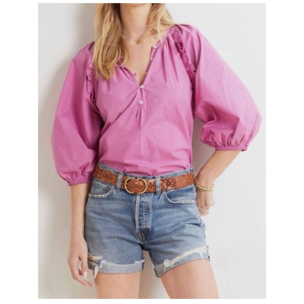 Cleobella Jess Blouse in Purple Size S